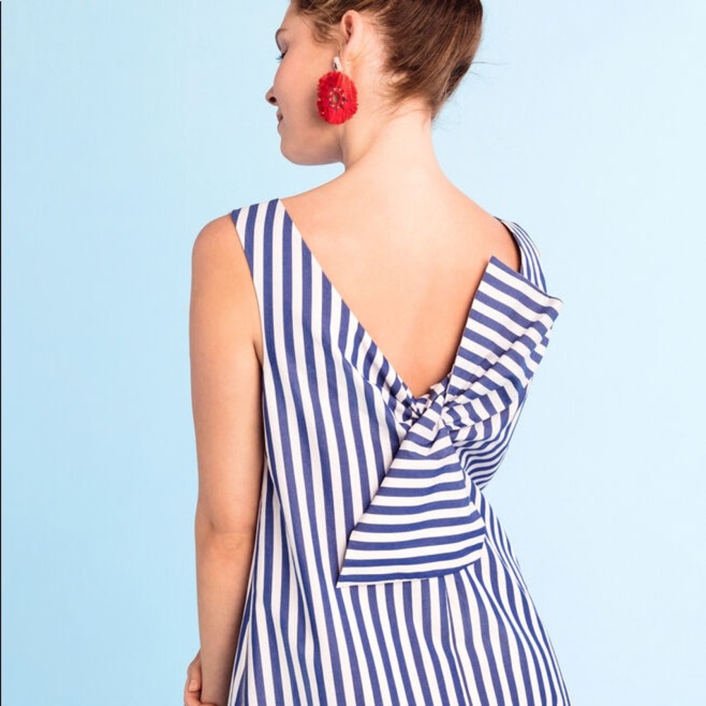 Vineyard Vines | Beachcomber Stripe Bow Back Dress